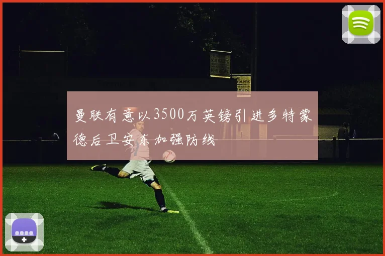 曼联有意以3500万英镑引进多特蒙德后卫安东加强防线